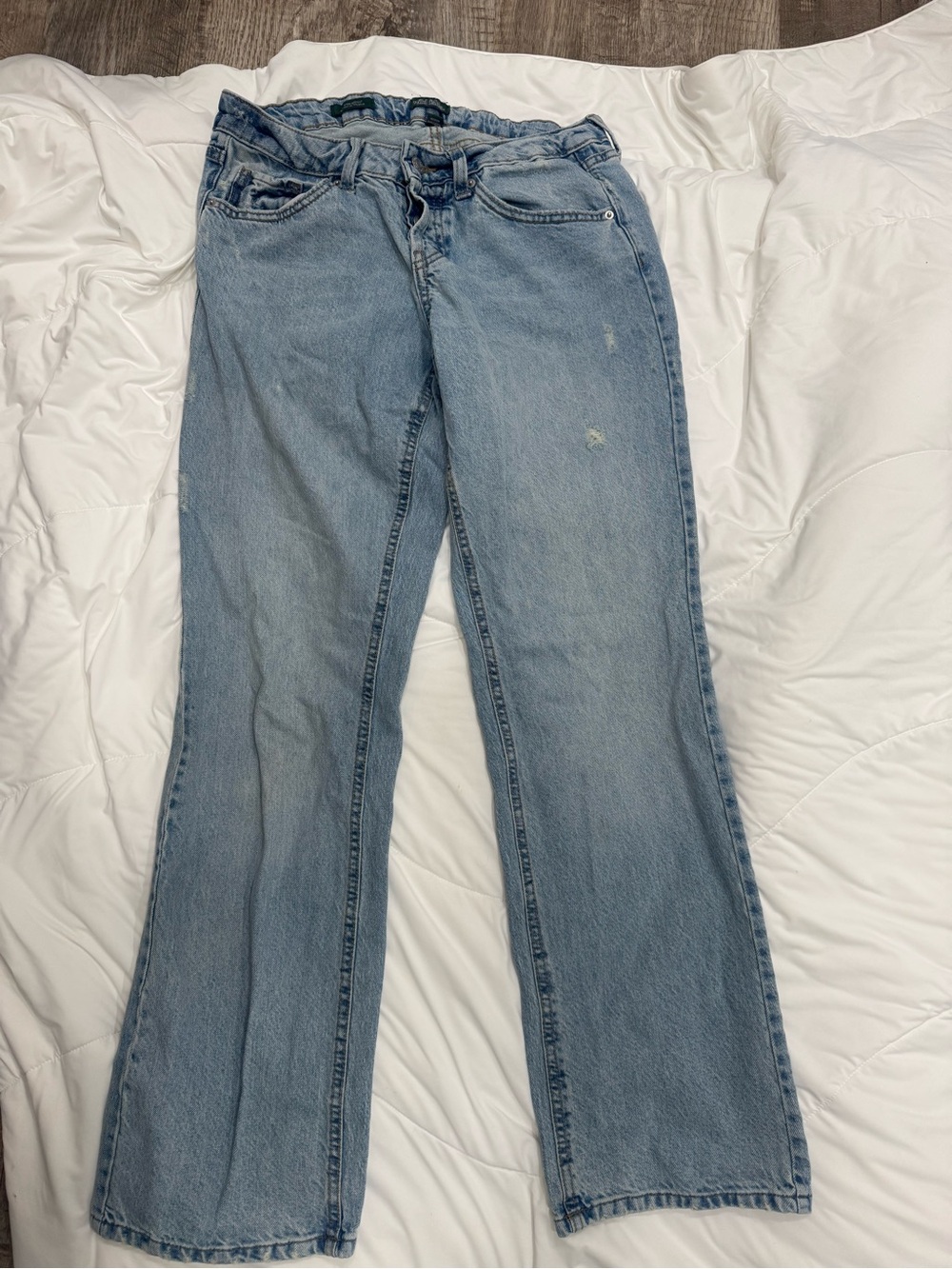 wild fable Light Blue Boot-Cut Jeans